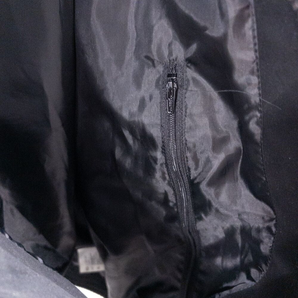 Zero Restriction Microsuede Bomber Jacket Xxl Bla… - image 7